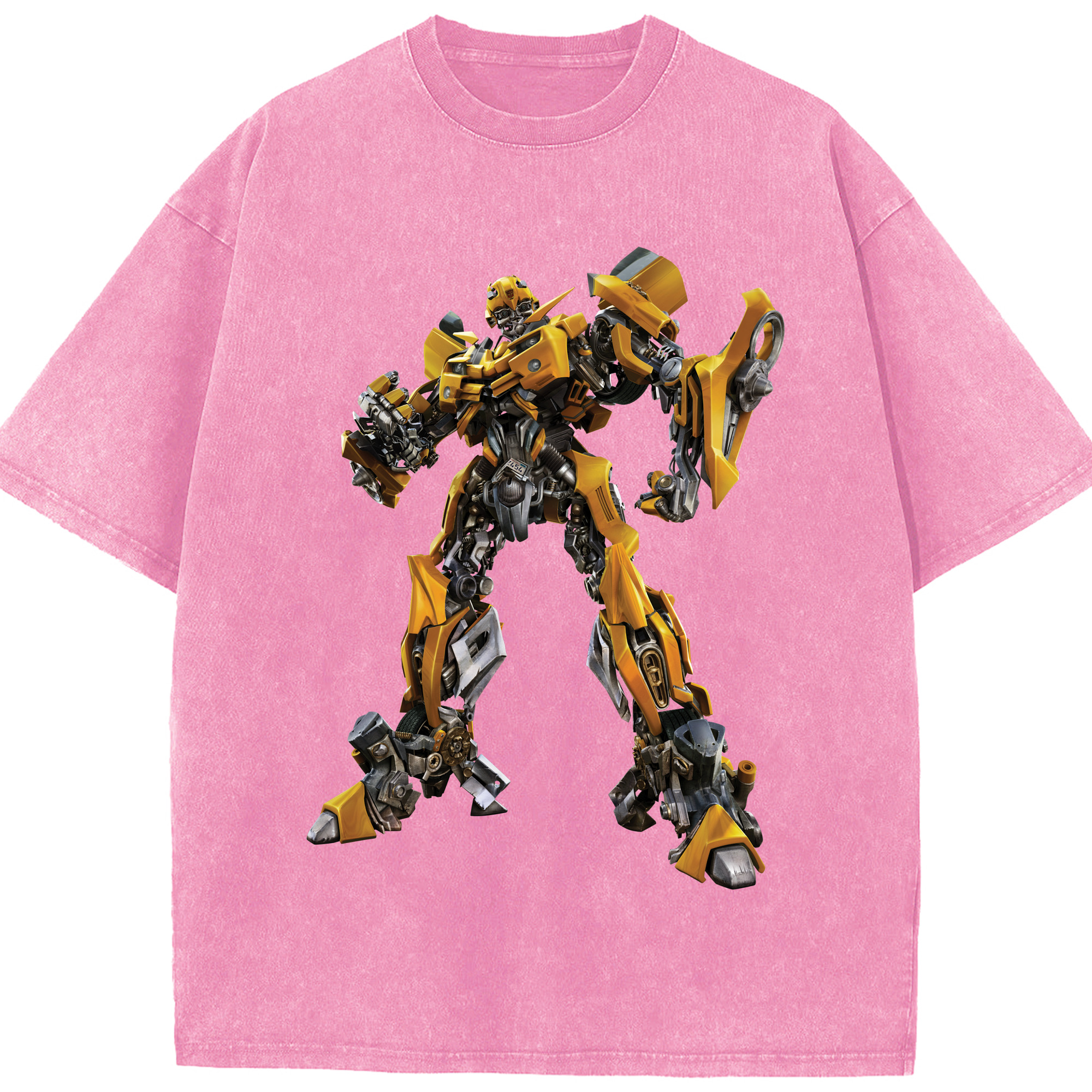 （画像用）  綿100% ヴィンテージ風 半袖Tシャツ（フロントプリント）